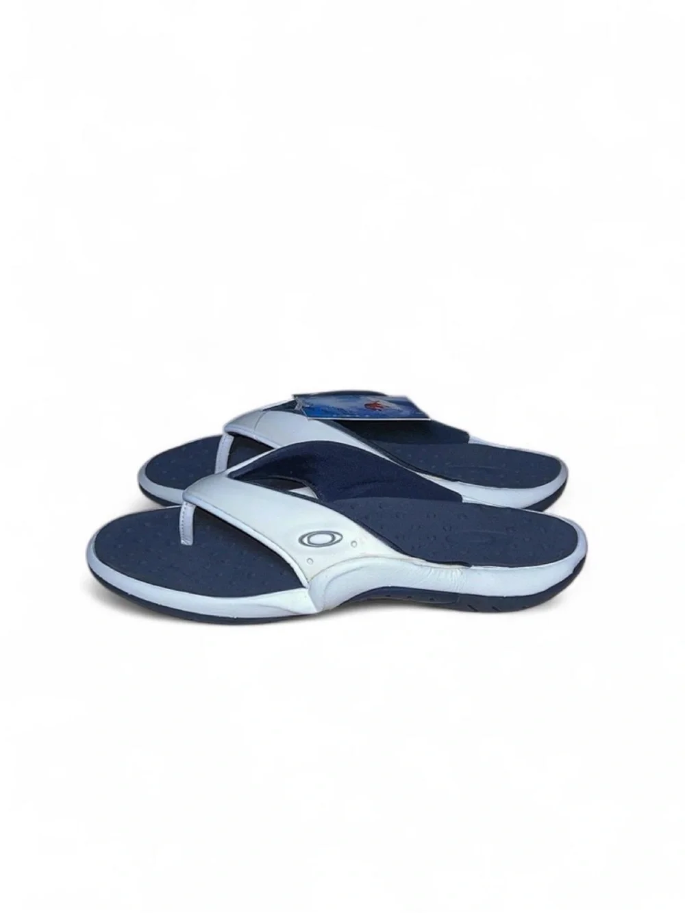 NWT Deadstock Vintage Y2K Men's Oakley Split Crater Sandals Size 11 Smoke White